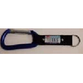 Blue Carabiner with Plate & Compass Strap